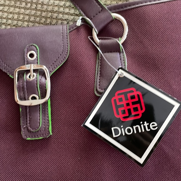 Dionite by Remo eggplant color tote bag - Picture 3 of 8
